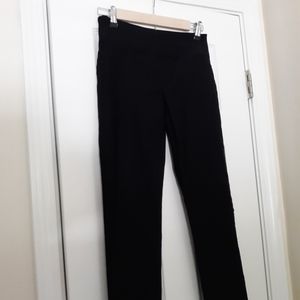 Kaari Blue Black Pants Stretch Waist Size 2
